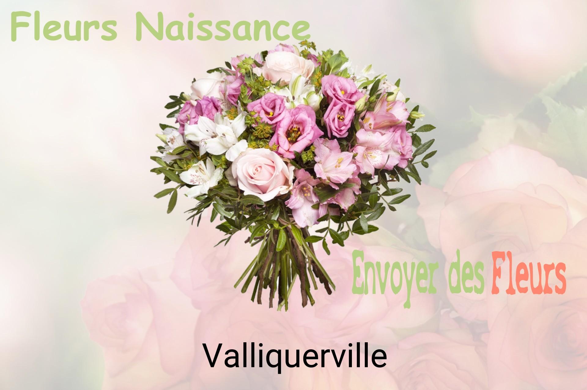 Bouquet de fleurs de naissance livré à Valliquerville